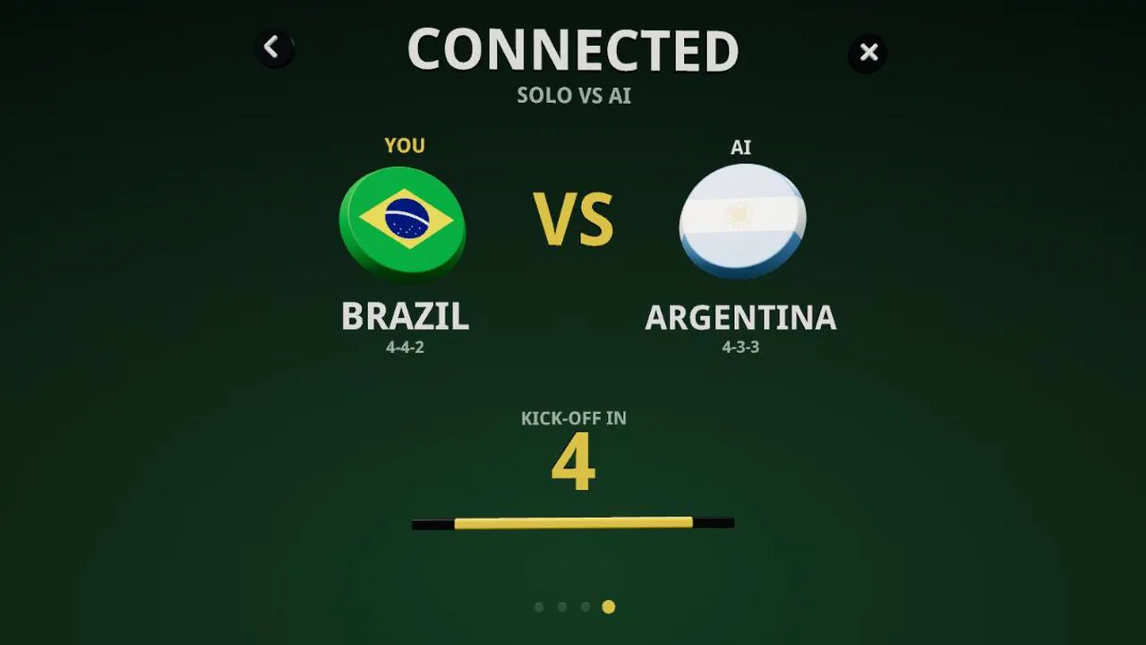 CONECTADO: Brasil vs. Argentina, saque inicial en 4