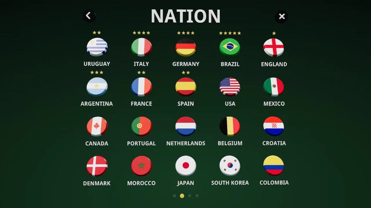 SELECCIÓN: las chapas de las selecciones con las estrellas de sus Mundiales